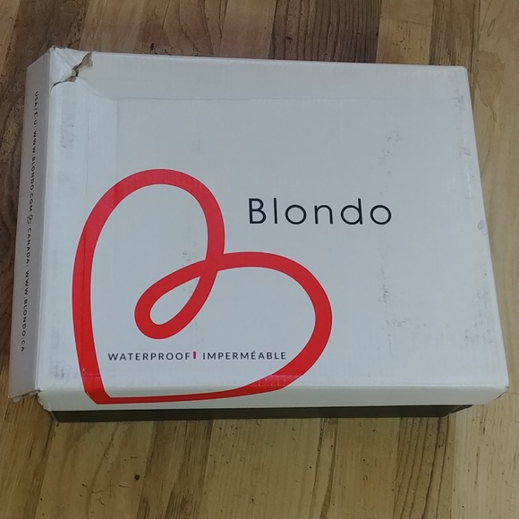 NIB Blondo Leather Ankle Booties 8 Waterproof - Picture 6 of 16